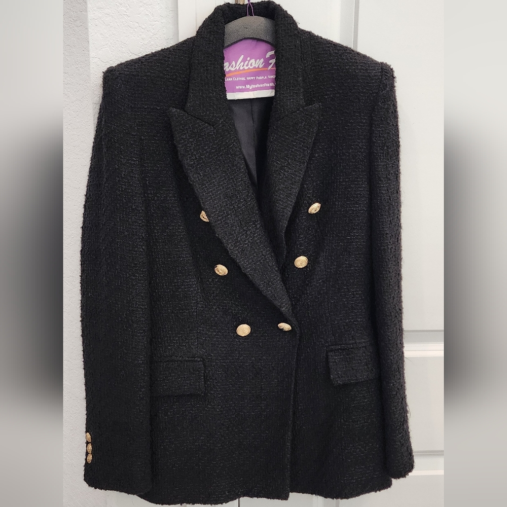 Zara tweed blazer size M NWOT
